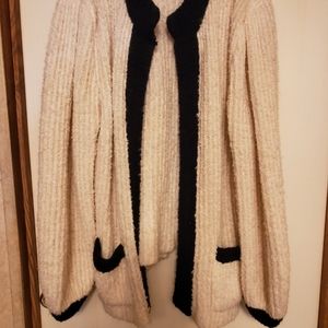 Black and cream Sweater
